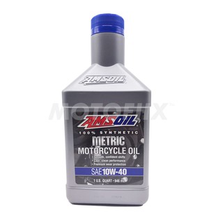 Amsoil Engine Oils 10W-40 Metric Motorcycle Oil ปริมาตร 0.946 ลิตร