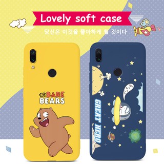 เคสมือถือสำหรับ Xiaomi Redmi 9 9A 9C 8A 7A 7 6A 10X Note 9S 9 Pro 8T 8 7 6 Pro 10 Go Note9 Note9s Note7 Note8 Note10 Pro K20 K30 K30i Pro ZOOM Redmi Y3 Case หมีน่ารัก Lovely Pattern TPU Cover