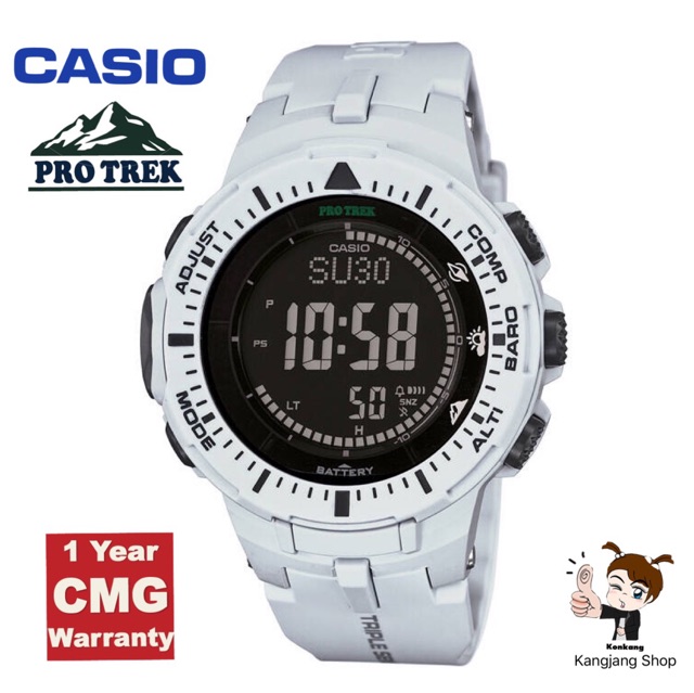 Casio Protrek รุ่น PRG-300-7DR ของแท้ 💯% ประกันศูนย์ CMG ราคาเซลล์พิเศษ