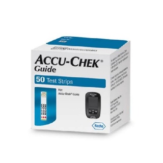 ถูกสุด  Accu-Chek Strip Guide 25 ชิ้น แผ่นตรวจวัดระดับน้ำตาลในเลือด Accuchek แอคคิวเช็ค ไกด์ ตรวจน้ำตาล เบาหวาน