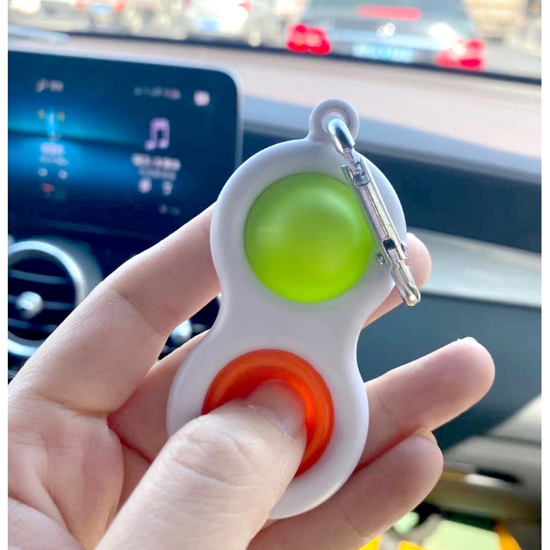 พวงกุญแจ Super Fidget ของเล่นบรรเทาความเครียดความกดดันสําหรับเด็กและ ...