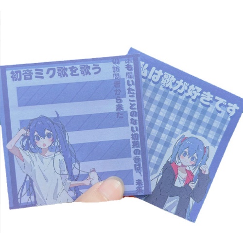 โน๊ตบุ๊ค Miku N57 กระดาษโน๊ตน่ารัก