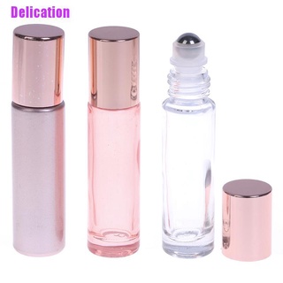 Delication&gt; ขวดลูกกลิ้งเปล่า สําหรับใส่น้ํามันหอมระเหย ขนาด 10 มล.