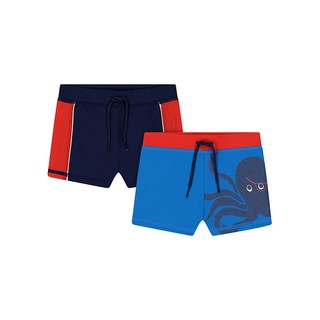 mothercare octopus trunkie swim shorts - 2 pack VB472 กางเกงว่ายน้ำเด็กผู้ชาย