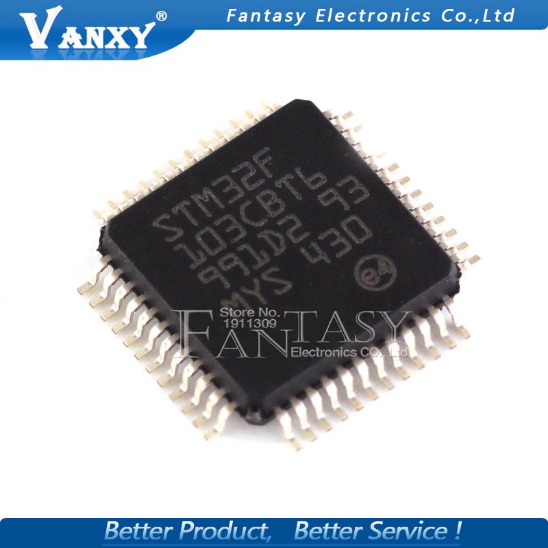 ปลอกแขนStm 32 F 103 Cbt 6 Lqfp 48 Stm 32 F 103 Cb Qfccu Qp 48 5ชิ้น