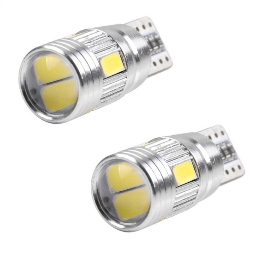 Best saller หลอด LED ไฟหรี่ ขั้วเซรามิก T10 1ชั้น แสงสีขาว 1 คู่ (WHITE ) LED84-racing อะไหร่รถ มอไซด์ ชิ้นส่วนมอไซด์ โลโก้รถ logoรถ คันสตาร์ทเดิม สายเร่งชุด อุปกรณ์แต่งรถ