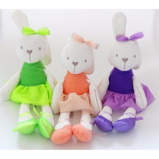 Candy Toy ตุ๊กตากระต่ายขาวใส่ชุดบัลเลต์ (สีเขียว) น่ารัก