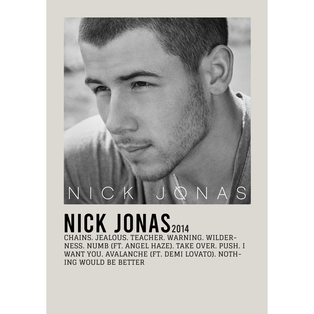 โปสเตอร์ปกอัลบั้ม Nick Jonas โดย Nick Jonas