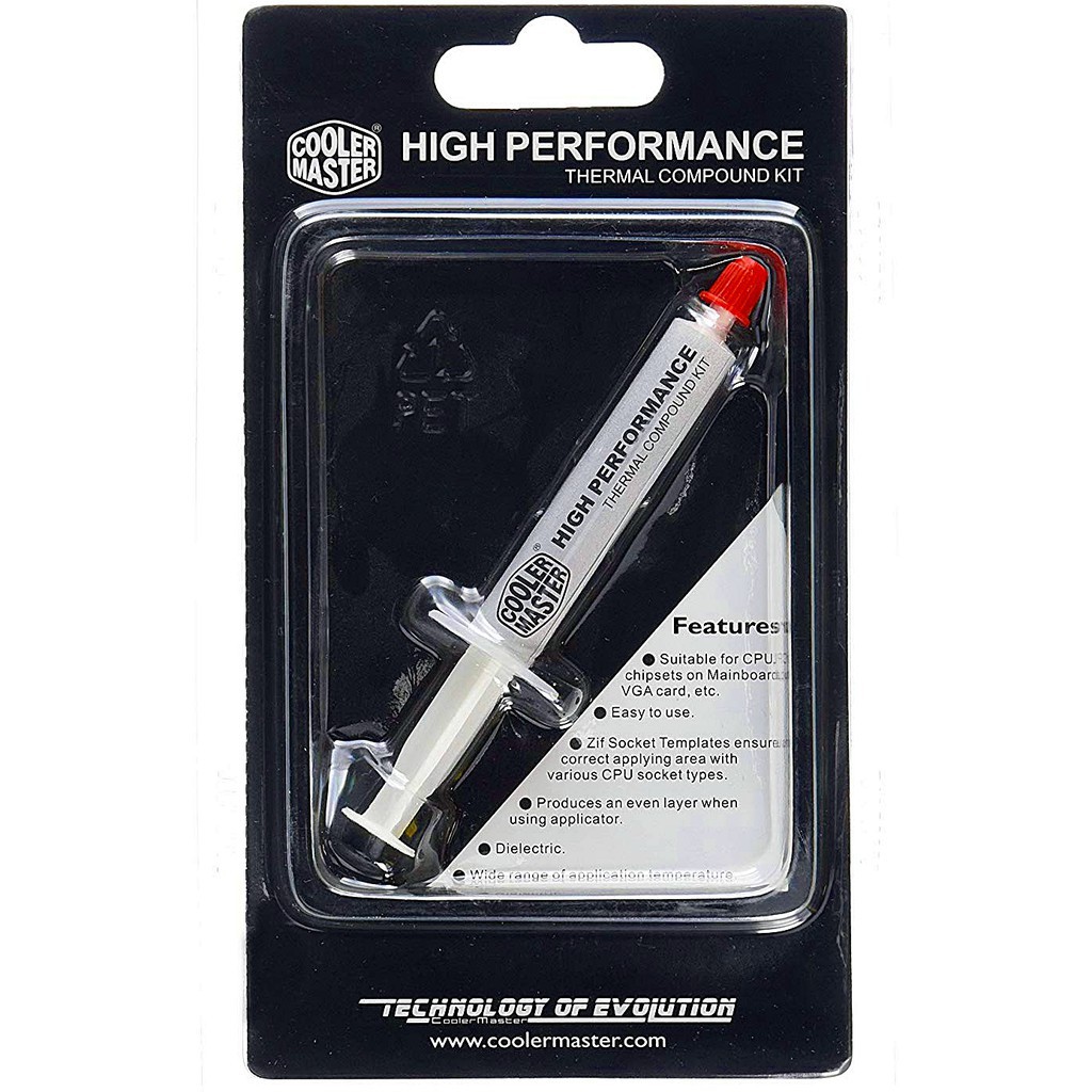 ของแท้ ซิลิโคน ซีพียู COOLERMASTER HTK-002-U1 Silicone CPU Thermal Paste V1 E1 E2 Mastergel Cryofuze