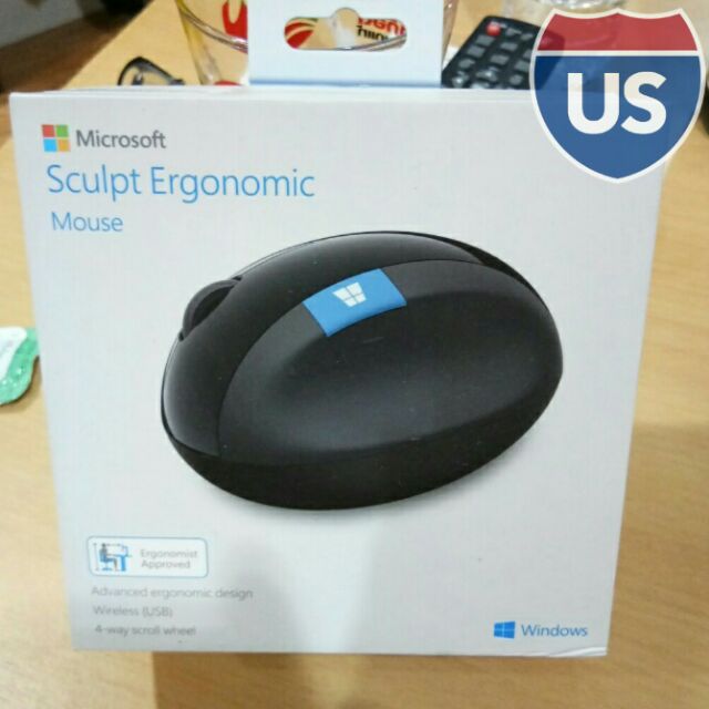 เม้าส์ Microsoft Sculpt  Ergonomic Mouse