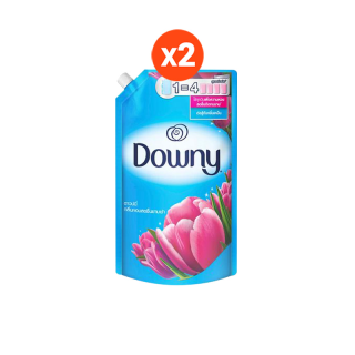 [แพคสุดคุ้ม] Downy ดาวน์นี่ น้ำยาปรับผ้านุ่มสูตรเข้มข้น ถุงเติม กลิ่นซันไรท์เฟรช 1.35 ลิตร x2 แพ็ค Laundry Softener