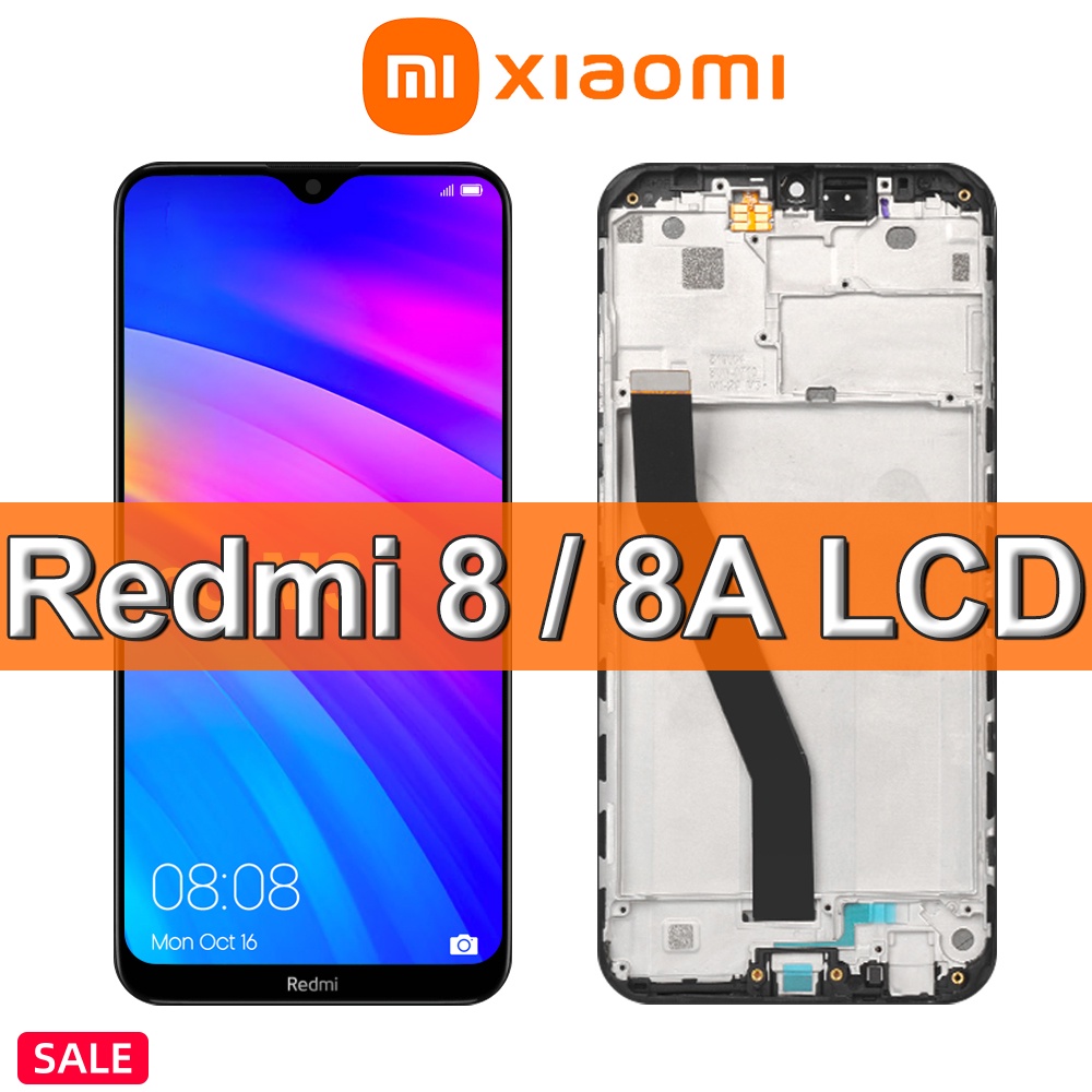 6.22" Original Xiaomi Redmi 8 LCD Display Touch Screen For Redmi8 Redmi8A M1908C3IC MZB8255IN Display Replace, with