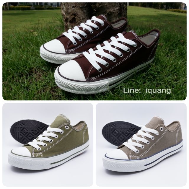 Mashare ผ้าใบ​ Retro​ Color​ 191 ช็อกโกแลต​ ทหาร เทา​ เลือดหมู​ ดำ​ กรมท่า​ พร้อมส่ง เป็นสีย้อนยุคหายากมากคับ​ 37-44