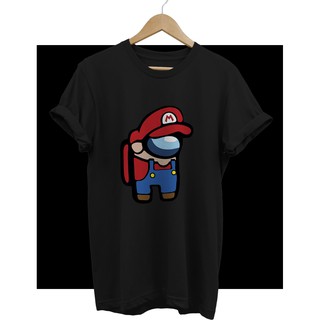 เสื้อผ้า! เสื้อยืด พิมพ์ลาย Among US MARIO BROSS 2-CLIANTHA06สามารถปรับแต่งได้