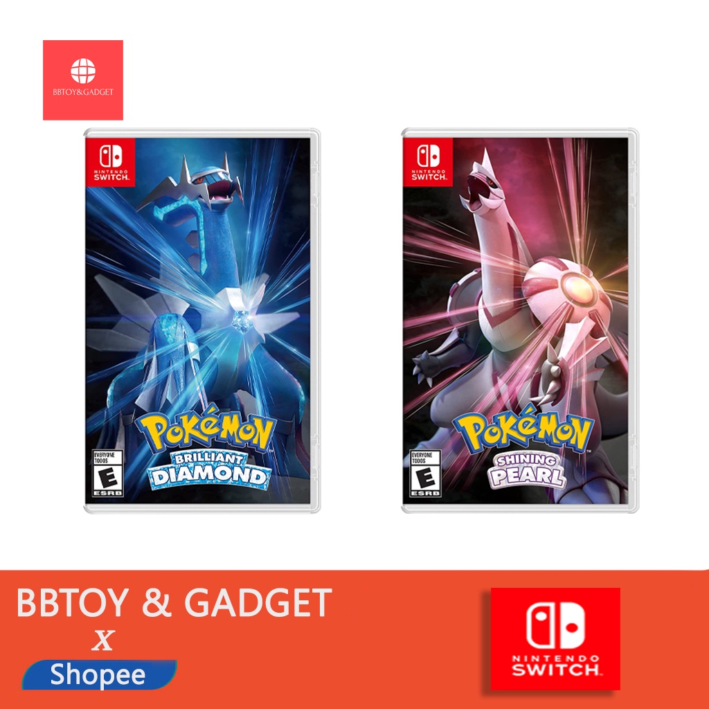 Pokemon Brilliant Diamond & Shining Pearl Nintendo switch English game zone asia ภาษาอังกฤษ แผ่นเกม แผ่นแท้