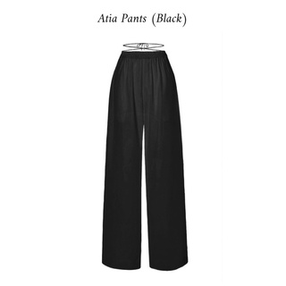 Chatnapa - Atia Pants (Black)กางเกงเอวยางยืดสีดำ