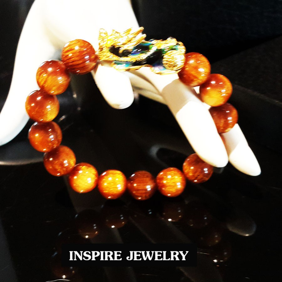 Inspire Jewelry สร้อยข้อมือปี่เซี้ย เสริมทรัพย์ รับโชค เรียกทรัพย์ ค้าขายร่ำรวย มั่งมี สร้อยข้อมือปี่เซี้ยะ