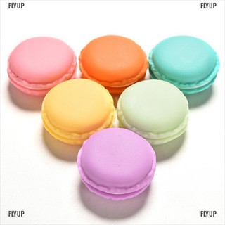 Flyup น่ารัก สีแคนดี้ มาการอง มินิ กล่องเก็บ เครื่องประดับ กล่องเก็บยา วันเกิด