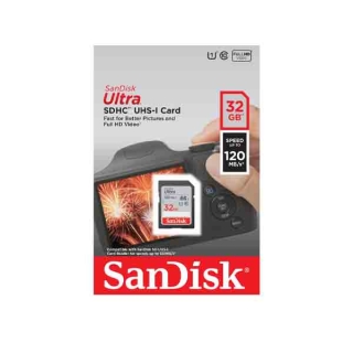 โปรโมชั่น : SanDisk Ultra SD Card 32GB Class 10 Speed 120MBs SDSDUN4-032G-GN6IN SD card