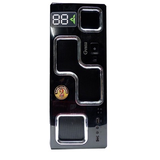CASE (เคส) GVIEW GAMING RED (หน้าดำ) Case Computer ของแท้ การันตีว่าแท้ 1คำสั่้งซื้อ ต่อ 1กล่อง