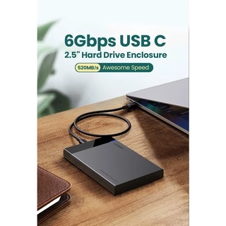 UGREEN รุ่น 30848 กล่องใส่ฮาร์ดดิสExternal Hard Drive Enclosure Adapter USB3.0 to SATA Hard Disk Case
