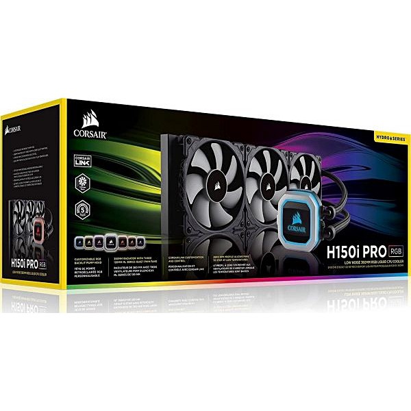 CPU LIQUID COOLER CORSAIR H150i PRO RGB