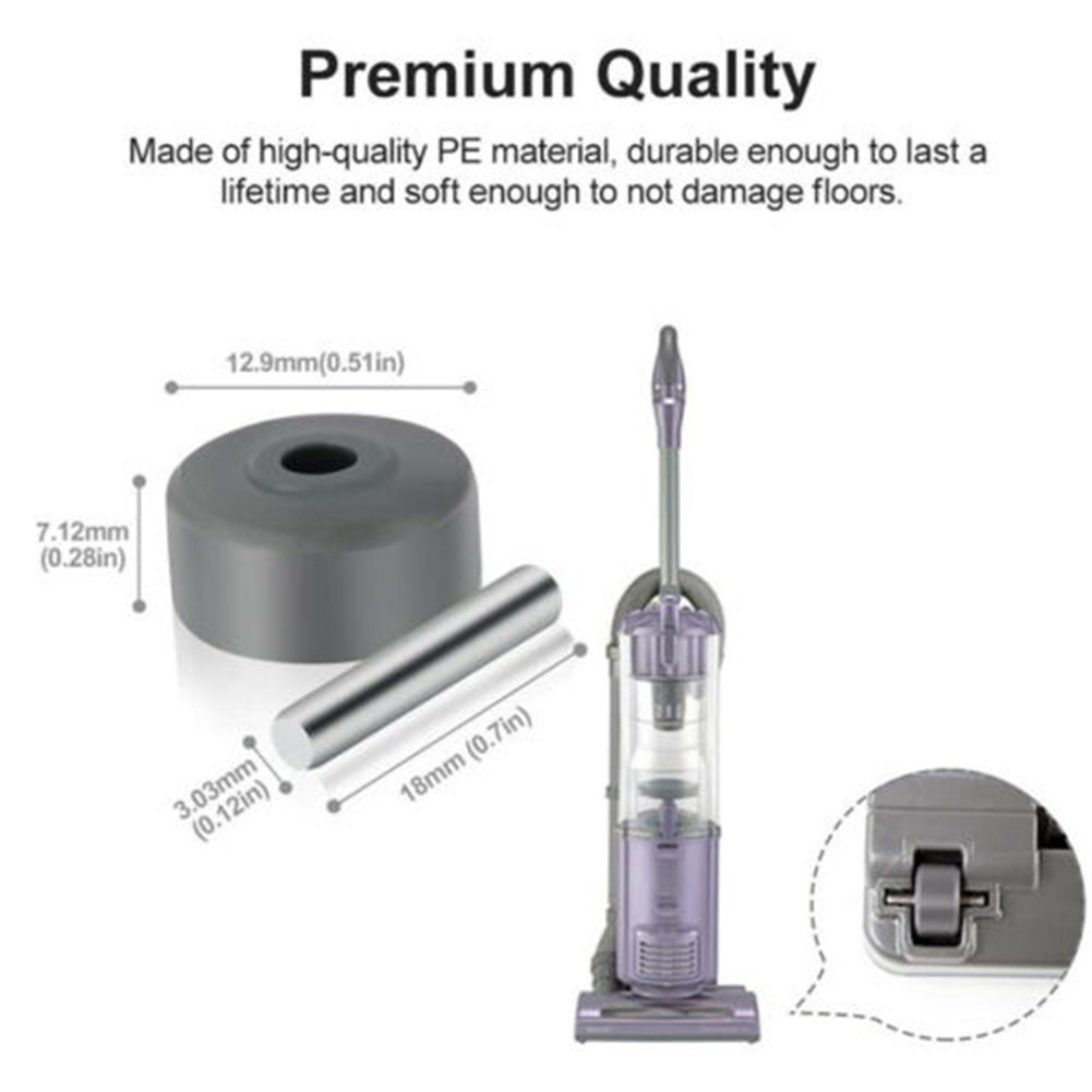 อะไหล่ล้อหน้า 4 ล้อ และแกน 2 แกน สําหรับเครื่องดูดฝุ่น Shark NV350 NV351 - รูปที่ 6