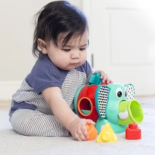 Infantino : JUMBO SHAPE SORTER - ของเล่นเสริมพัฒนาการ(ตัวบล๊อค,ช้าง)