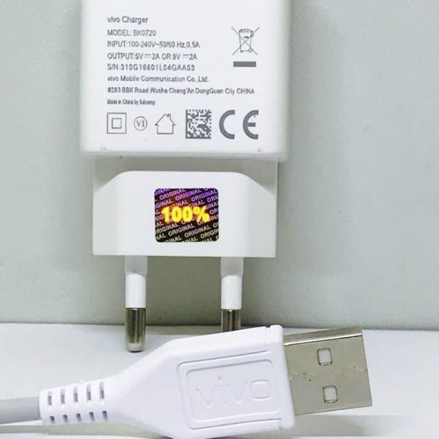 Travel Charger Vivo Micro 2A Quick Charge Original Vivo V5 X7 Y53 V7 Z1 All Vivo Android