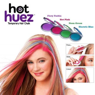 HOT HUEZ TEMPORARY HAIR CHALK ชอล์คเปลี่ยนสีผม