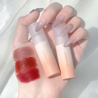 3pcs pack  Orange gradientลิปสติก LIQUID ลิปสติกเนื้อแมท เครื่องสำอาง ลิปแมท ติดทน