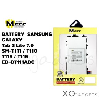 Mezz แบตเตอร์รี่ Samsung Galaxy Tab 3 Lite 7.0 SM-T111 T110 T115 T116 EB-BT111ABC batt แบต T111 7.0 มี มอก. รับประกัน1ปี