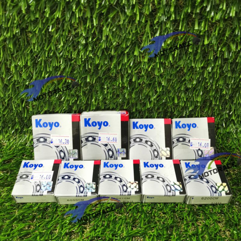 KOYO BALL BEARING JAPAN 6000CM, 6001CM, 6002CM, 6003CM, 6004CM , 6200CM, 6300CM, 6302CM, 6303 & 6305