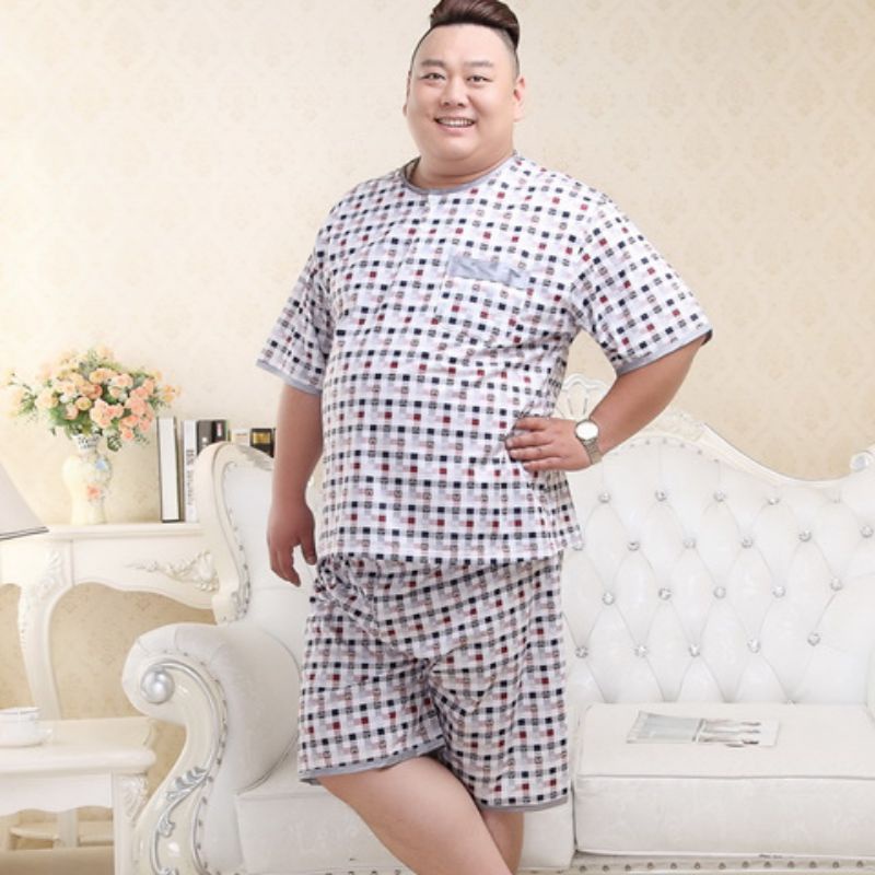 ชุดนอนไซส์​ใหญ่ แขนสั้นขาสั้น คอกลม ใส่ได้ทั้งผู้หญิงและผู้ชาย มี 3 ขนาดให้เลือกนะค่ะส่งจาก​ไทย