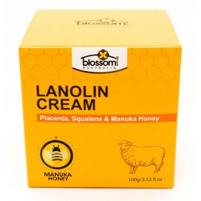 Blossom Healthy Lanolin &amp; Manuka Honey Cream 100g