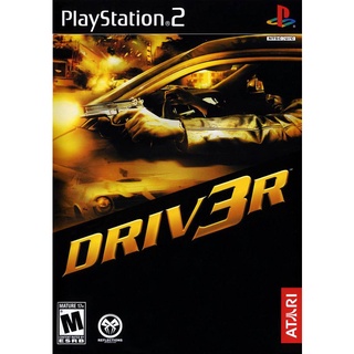 แผ่นเกมส์PS2 DRIV3R PS2 เกมเพล2 เกมรถแข่งps2 driver ps2