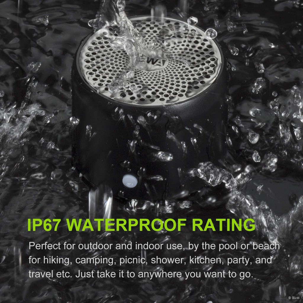 EWA Bluetooth Speaker IP67 Waterproof Mini Wireless Portable Speakers ...
