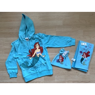 ✨สินค้ามือหนึ่ง✨   เสื้อกันหนาว/ผ้าพันคอ/หมวก Ariel🧜🏻‍♀️ (นำเข้าจาก Disneystore USA🇺🇸)