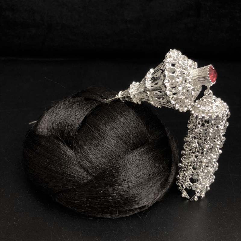 Vintage Jewelryปิ่นใหญ่เต่าลั้งเงินเครื่องประดับเจ้าสาว พลอย3แบบ