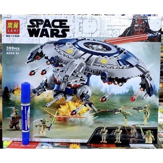 ชุดตัวต่อ no 11420 ชุดยาน Space Wars จำนวน 399 ชิ้น ck/f