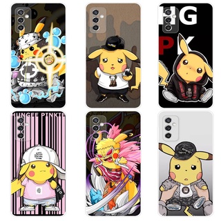 เคส ซัมซุง Samsung Galaxy M52 A13 A04S 5G Case การ์ตูน Pokemon Pikachu Soft TPU เคสซิลิโคน โทรศัพท์มือถือ เคส