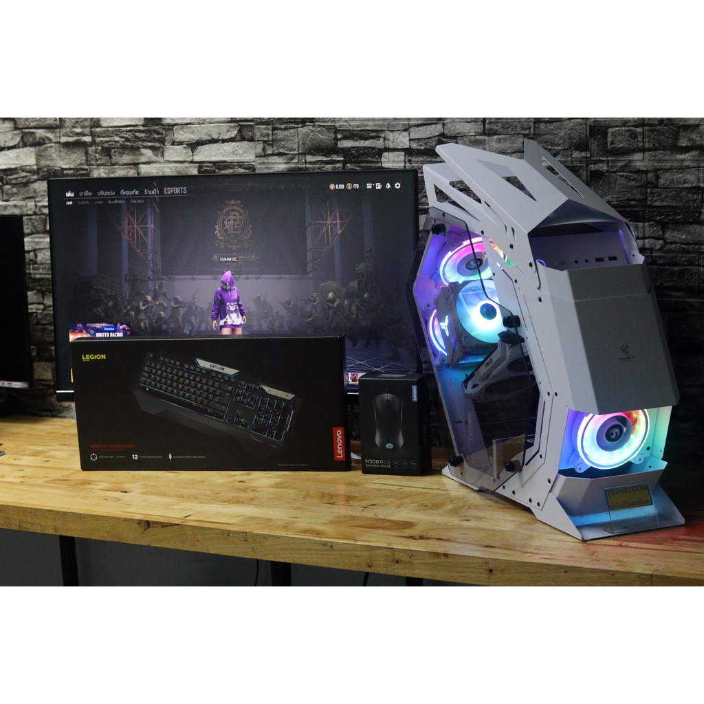 คอมครบชุด คอมเล่นเกมส์ ทํางาน I5 Gen10ใหม่สุดเเรง i5 10400 Ram16gb ddr4 gtx1060 3GB CORSAIR MP600 M.