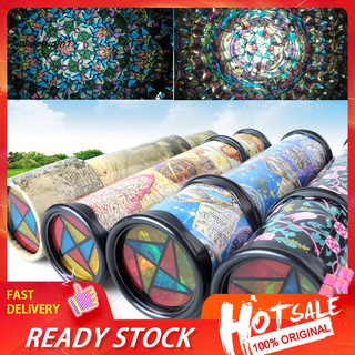 กล้อง kaleidoscope หมุนได้ของเล่นวิทยาศาสตร์สําหรับเด็ก