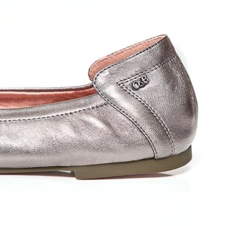 O&B รองเท้าหนังแกะ รุ่น AUDREY COMFY IN PLATINUM-11024CS33036F_C9PTMT