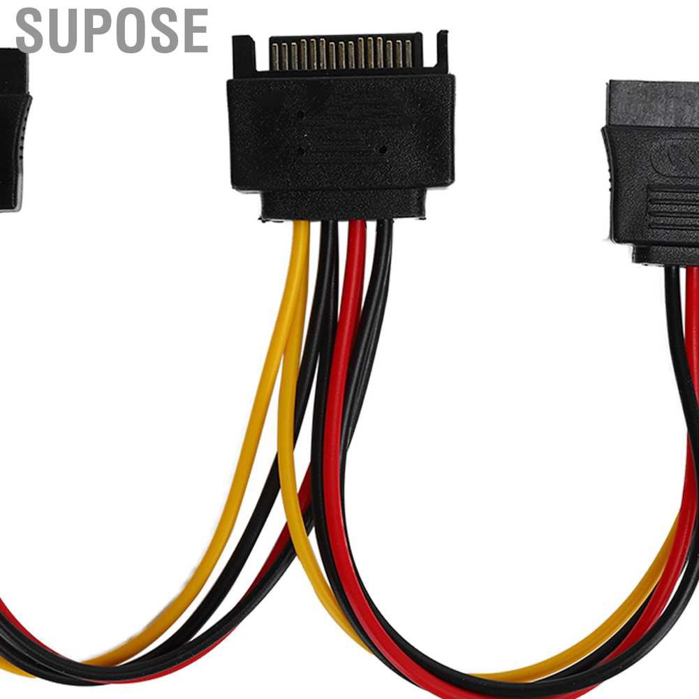 Supose SATA Adapter Cable 1‑in‑2 Computer Hard Disk Optical Drive Power