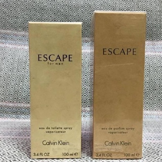 💕💕💕 Special 💕💕💕 งานห้าง พร้อมส่ง💕 ซีล Ck Escape ขวดละ 1,550฿ ส่งฟรี  - ชาย EDT 100ml - หญิง EDP 100ml