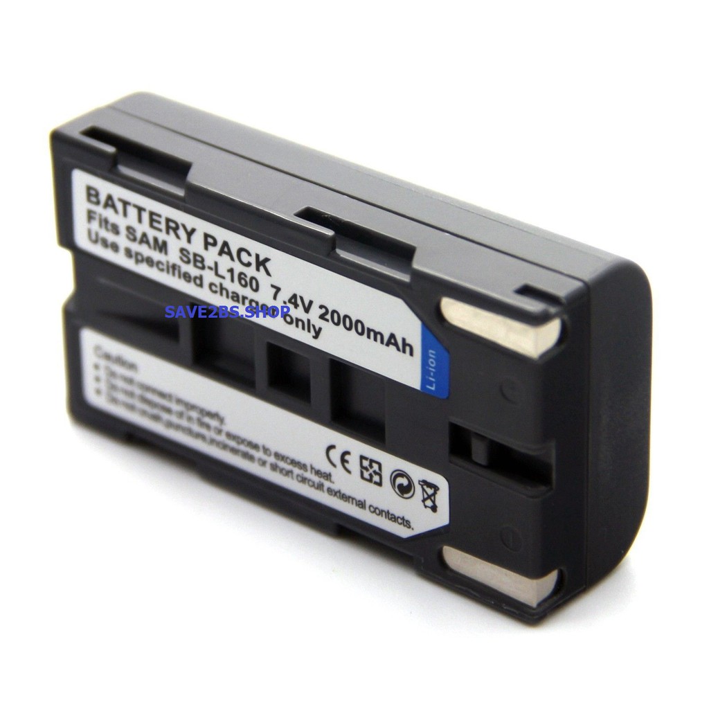 แบตกล้อง BAT SAMSUNG SB-L160  ความจุ 2000mAh for SAMSUNG-SB-L110A,SB-L160,SB-L320,SB-L480