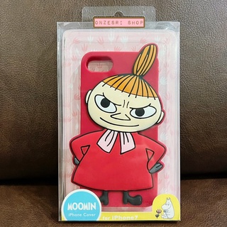 Case iPhone 7/8 from Japan แบบ Soft ไดคัทคลุมรอบเครื่อง ลาย Little My (จาก Moomin) สีแดง