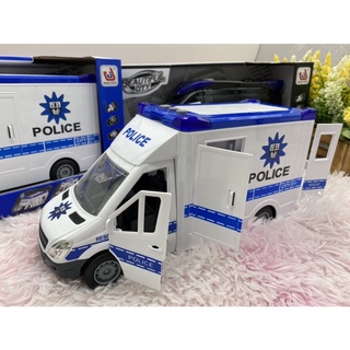 🌈ของเล่นเด็ก รถตำรวจเด็กเล่น รถเด็กเล่น Police car รถตำรวจเด็ก ตำรวจ รถตำรวจมีไฟมีเสียง ของเล่นเสริมพัฒนาการ