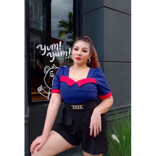 เสื้อสาวอวบมาใหม่พร้อมส่ง